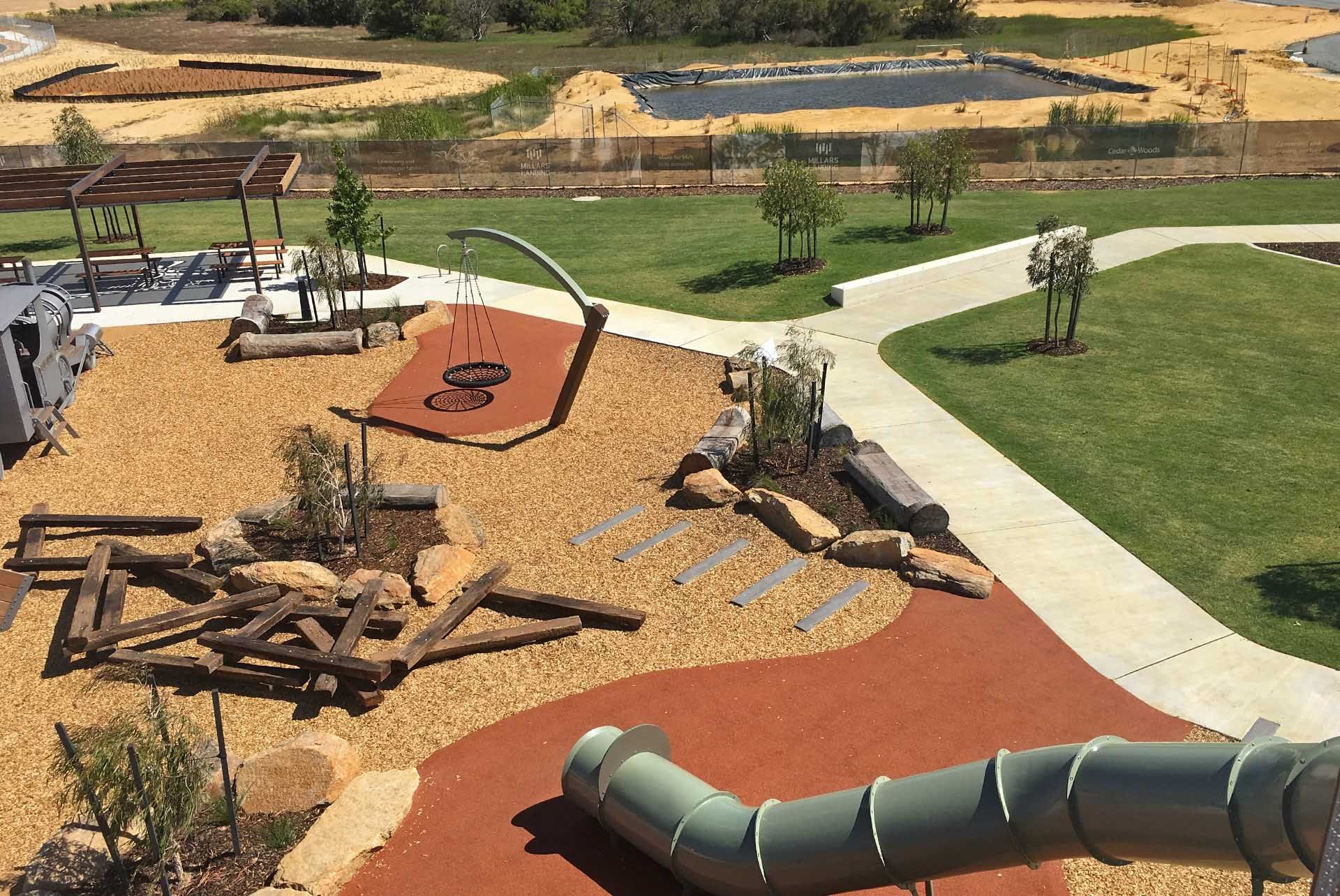 Millars Landing by Perth Playground and Rubber
