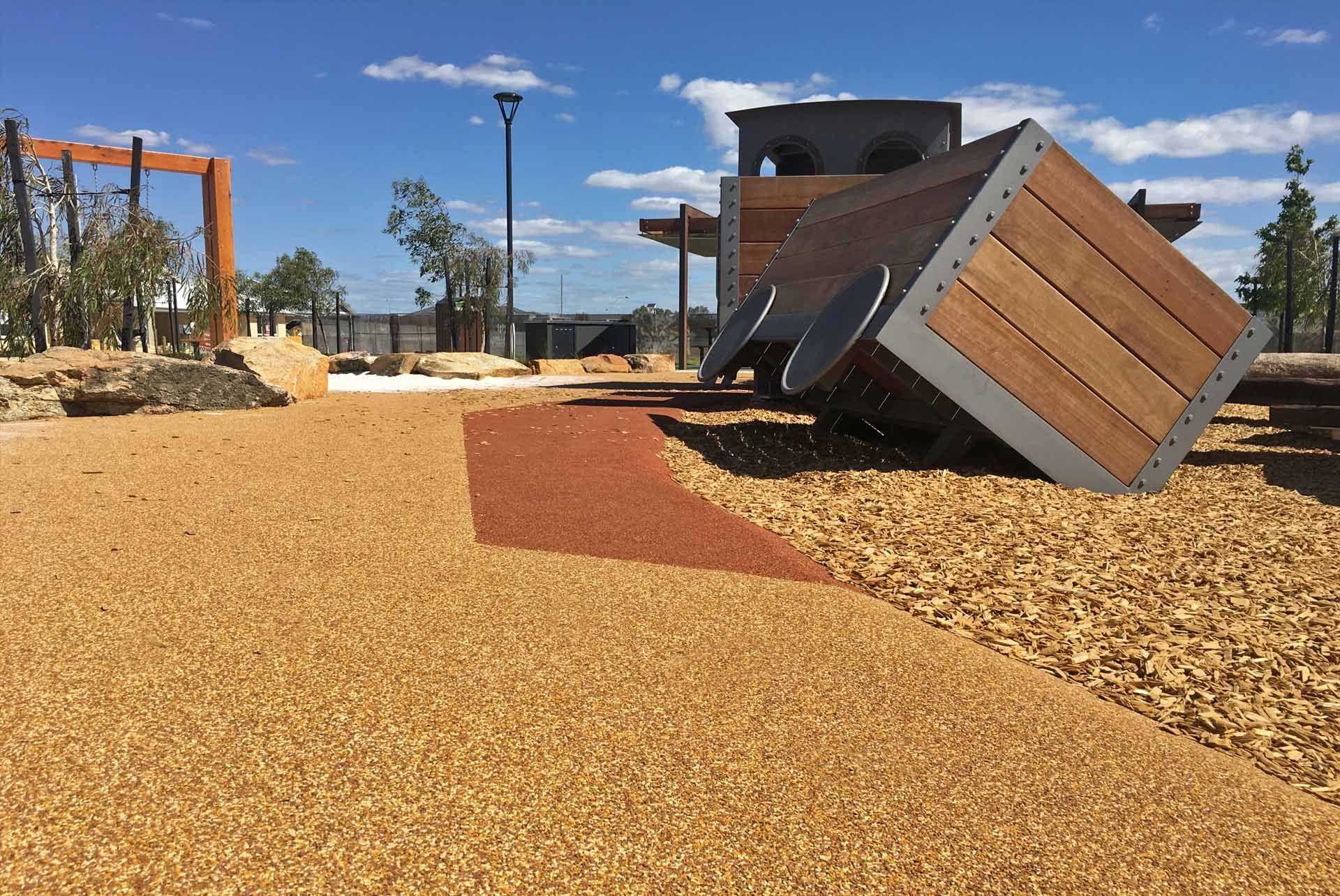 Millars Landing by Perth Playground and Rubber