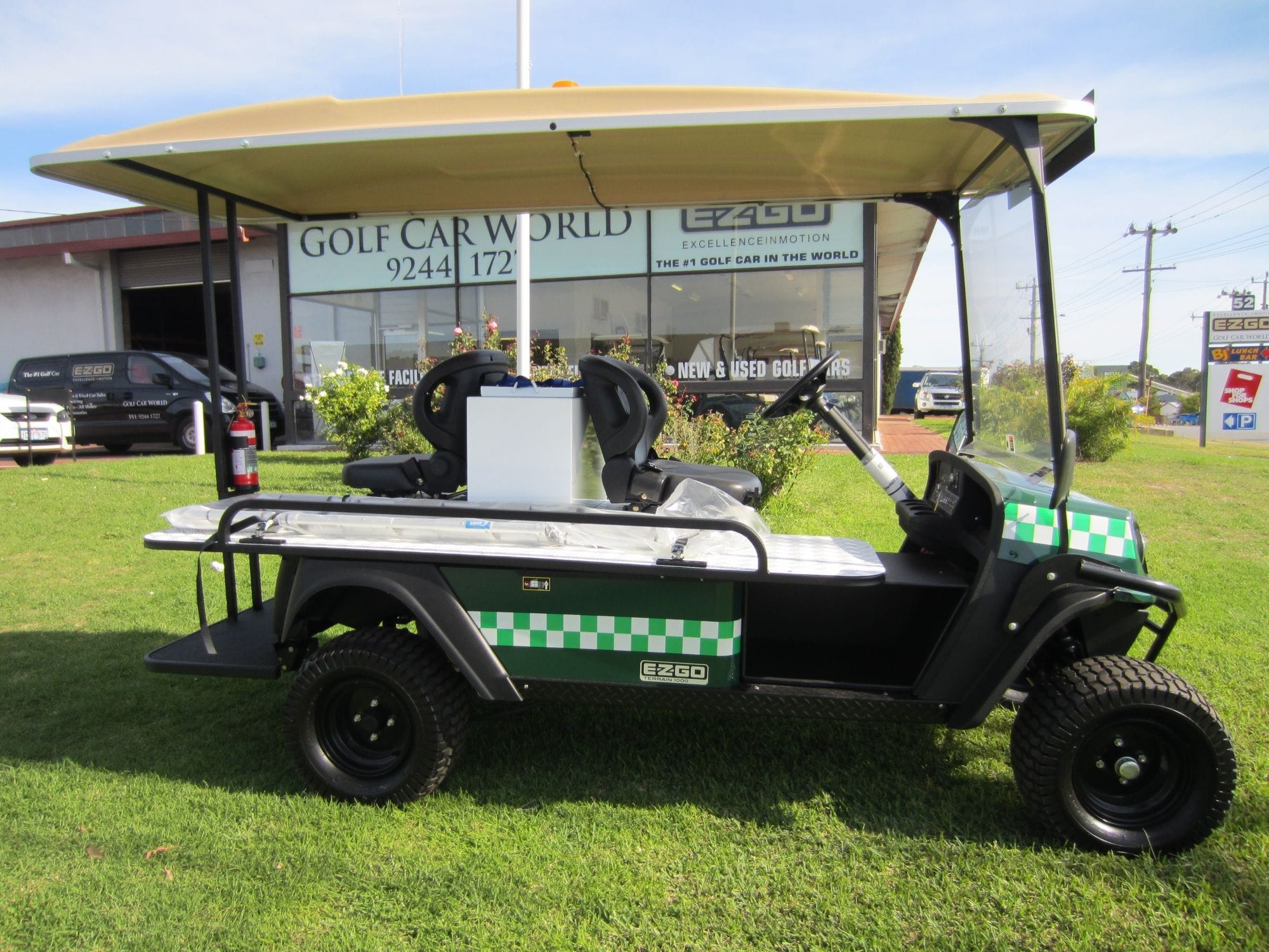 Cushman Hauler Ambulance Custom Electric Ambulance Vehicle | Golf Car World