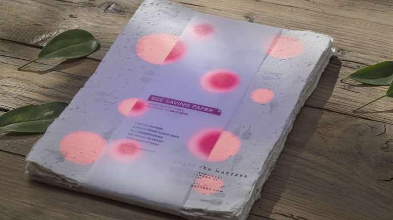 This Paper Is Designed to Feed Bees