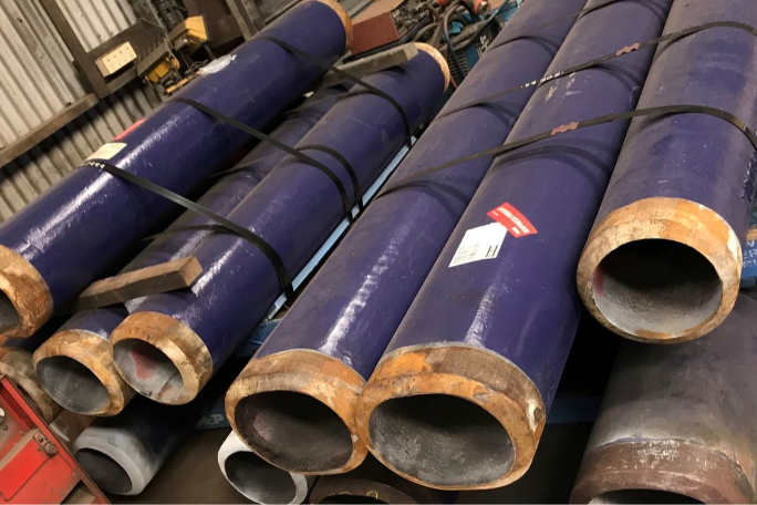 Spreader bar sections Spreader bar sections ready for assembly