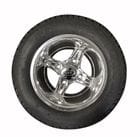10 inch MAG Wheel Set - Four Spoke Configuration, with Tyres.
(Part No: 600594)