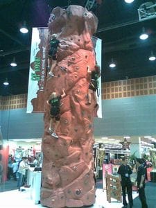 Base Zero Mobile Rock Climbing Walls. Gold Coast Convention Centre. Corporate event.