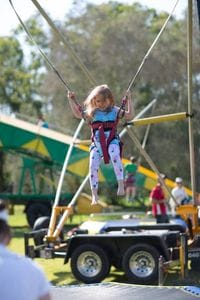 Bungee Trampolines are for kids 4 years and older!
