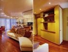 Residential interior refurbishment of a riverside Brisbane apartment designed by Tania J Coward ARCHITECT.