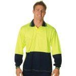 HiVis Food Industry L/Sleeve Polo 
