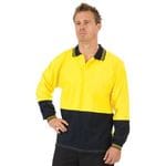HiVis Cool Breeze Cotton Jersey Food Industry Polo - L/S 