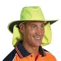 HiVis Hat with Flap 