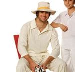 Mens TrueDry 3/4 Sleeve Cricket Polo
