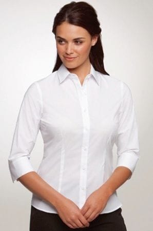 Ladies 3/4 Sleeve Stretch Shirt
