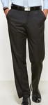 Mens Flat Front Cool Stretch Pinstripe Trouser