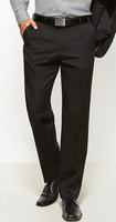 Mens Flat Front Cool Stretch Trouser