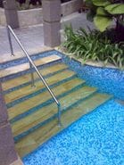 Teak Sandstone Pool Steps