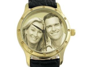 Image Watch Gold Plated Leather Gents or Ladies 