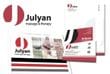 Julyan Massage Therapy - Logo Branding and Stationery Set with eNewsletter template