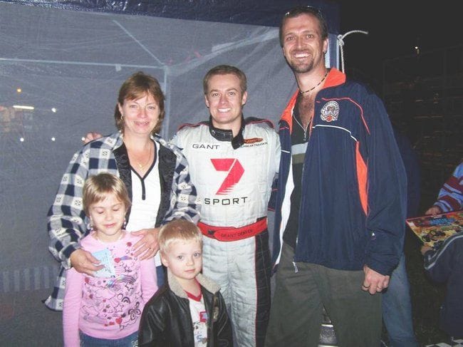 Grant with Cheryl, Bryce, Lauren and Stuart at the Monster Trucks in Cairns, June 2008