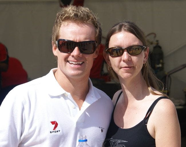 Me with Kathy at Eastern Creek 2008