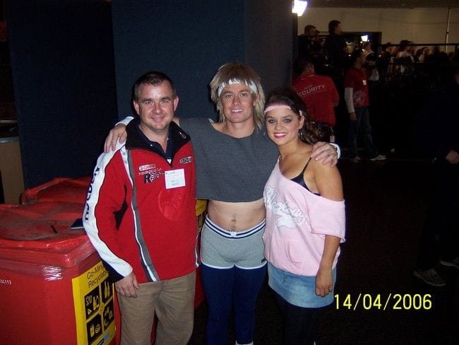 Me with Peter and Amanda at the 2006 Royal Children's Hospital Appeal