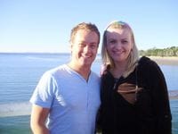 Me with Nicky at Hervey Bay - May 2010