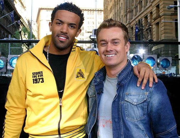 The one and only Grant Denyer, with Craig David