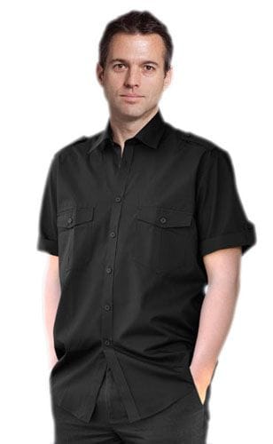Men's Short Sleeve Military Shirt 