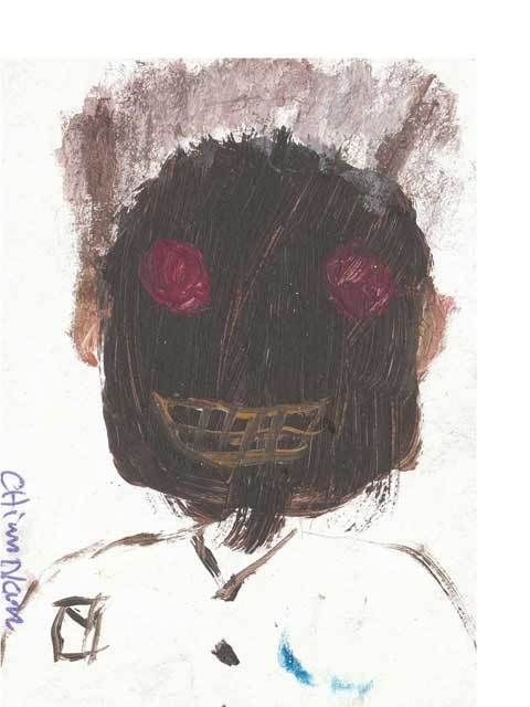 Painting by Cambodian child from Sihanoukville,
See  letuscreatecambodia.org