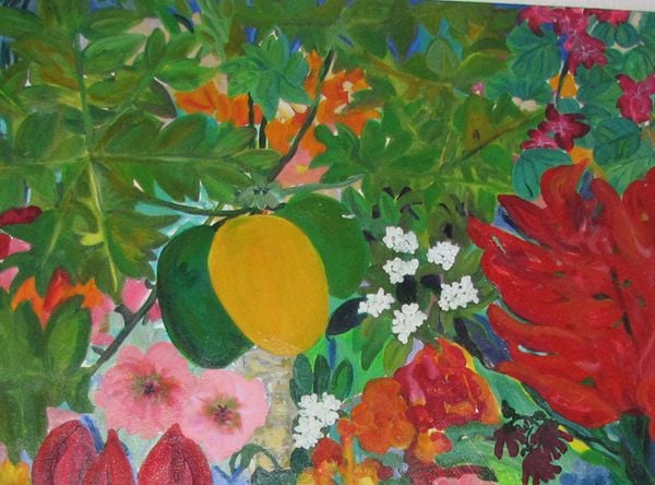 Detail of Garden Painting,