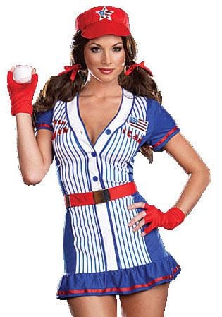 Baseball girl USA