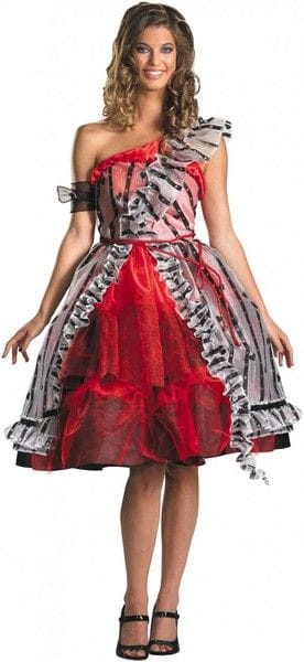 Alice red court dress