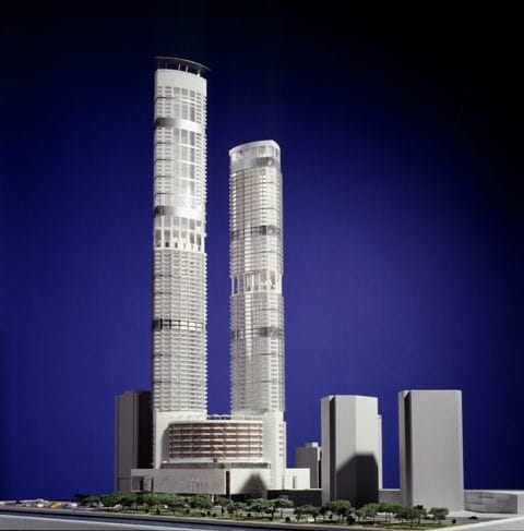 Abu Dhabi Towers - 200 scale