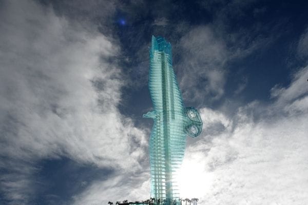 Al Shaheen Tower, Abu Dhabi, UAE - 300 scale