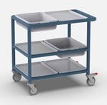 Multi-Purpose trolley (3 x shelves with trays)