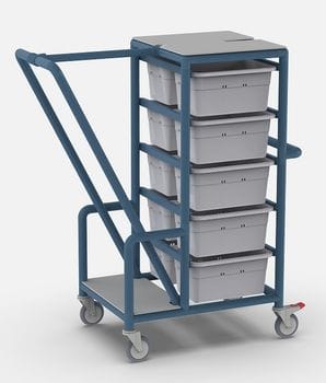 Laundry Valet Trolley (10 Tubs)
