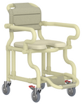 Large deluxe mobile shower chair