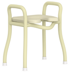Adjustable over toilet / shower stool