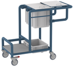 Cleaners Trolley Double Bucket
