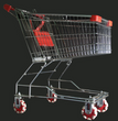 Finally there is an alternative to the bothersome swivel castor.  When placed on a shopping trolley, rotacaster omniwheels provide easy steering control and prevent runnaway loads.